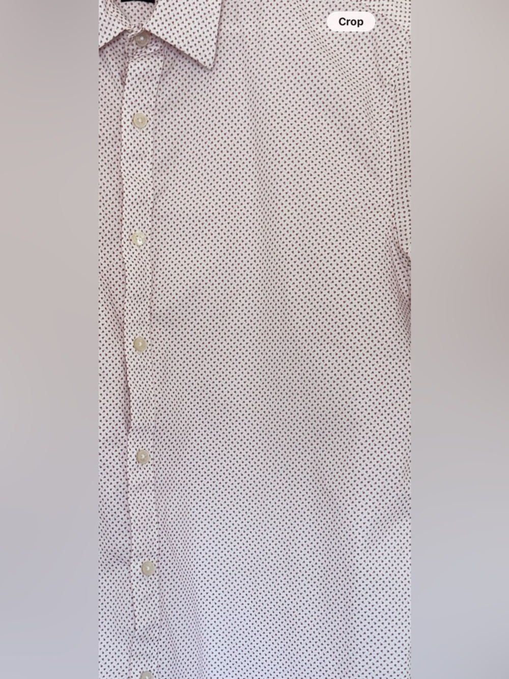 Michael Kors Jace Print Slim Fit Short Sleeve Button-Down Shirt. - Picture 9 of 11